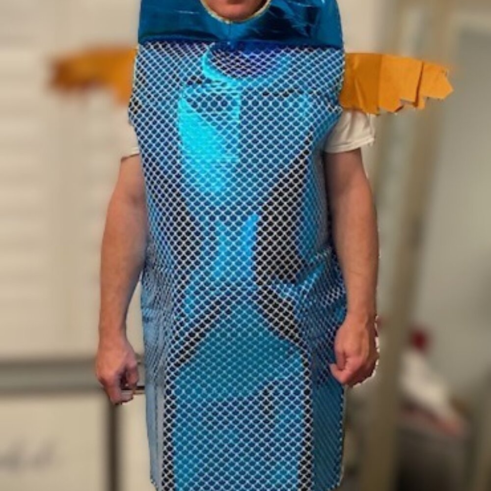 Costume: Blue Foam Fish Adult XL